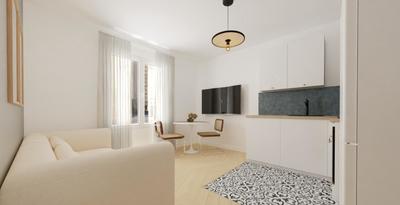 Appartement ancien - 18 m² - 1 pièce