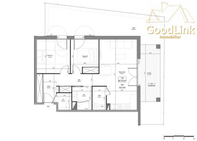 Appartement - 67 m² - 3 pièces