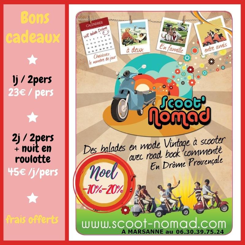 Scooter nomad - balade en scooter et mobylette