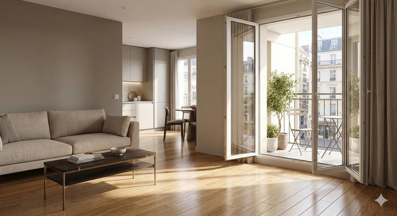 Appartement - 64 m² - 3 pièces