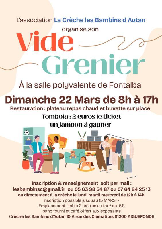 Vide greniers des bambins d'autan