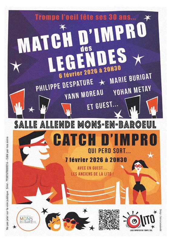 Match / Catch d'impro : la Lito fête ses 30 ans !