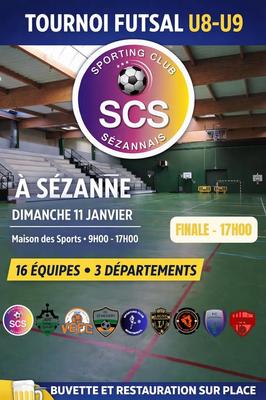 Tournoi Futsal U8-U9 à Sézanne