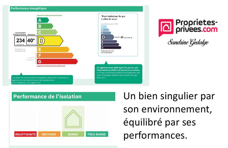 Maison - 92 m² - 4 pièces