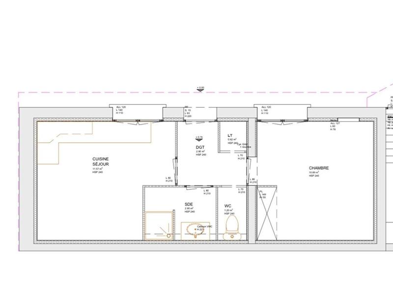 Appartement - 30 m² - 2 pièces