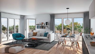 Appartement - 70 m² - 3 pièces