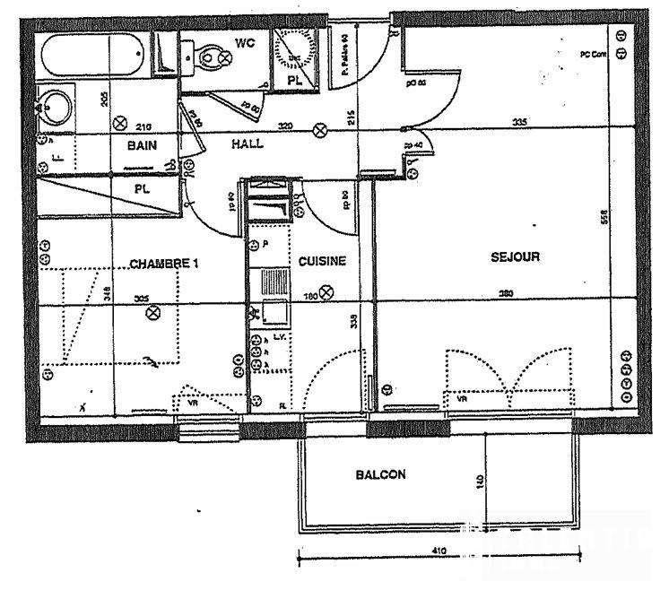 Appartement - 47 m² - 2 pièces