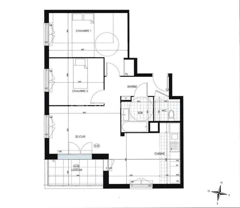 Appartement - 66 m² - 3 pièces