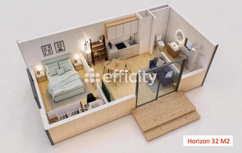 Maison - 15 m² - 1 pièce