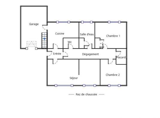Maison - 76 m² - 3 pièces