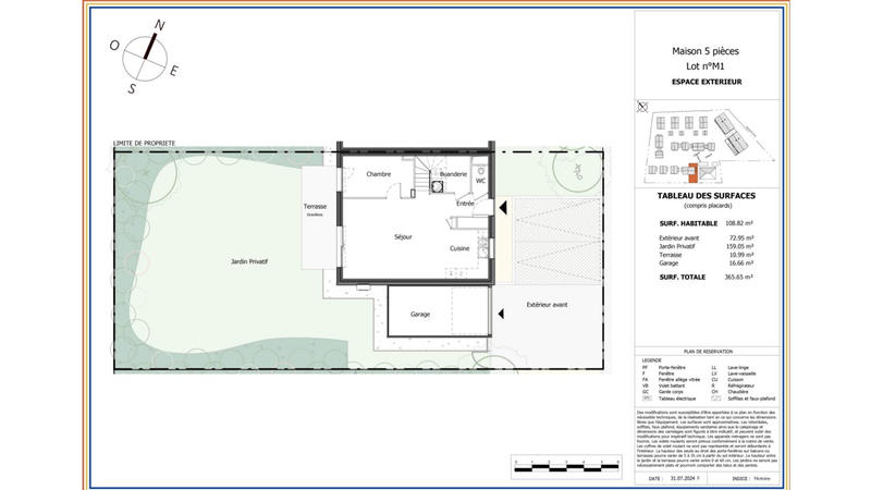 Maison - 109 m² - 5 pièces