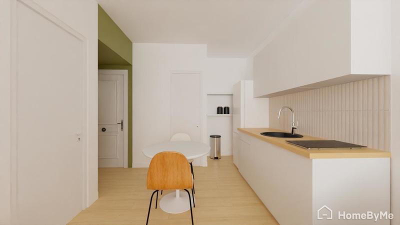 Appartement ancien - 25 m² - 1 pièce