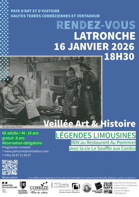 Veillée Art &amp; Histoire, légendes limousines