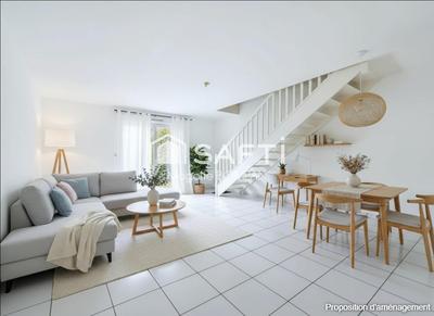 Maison de ville - 70 m² - 3 pièces