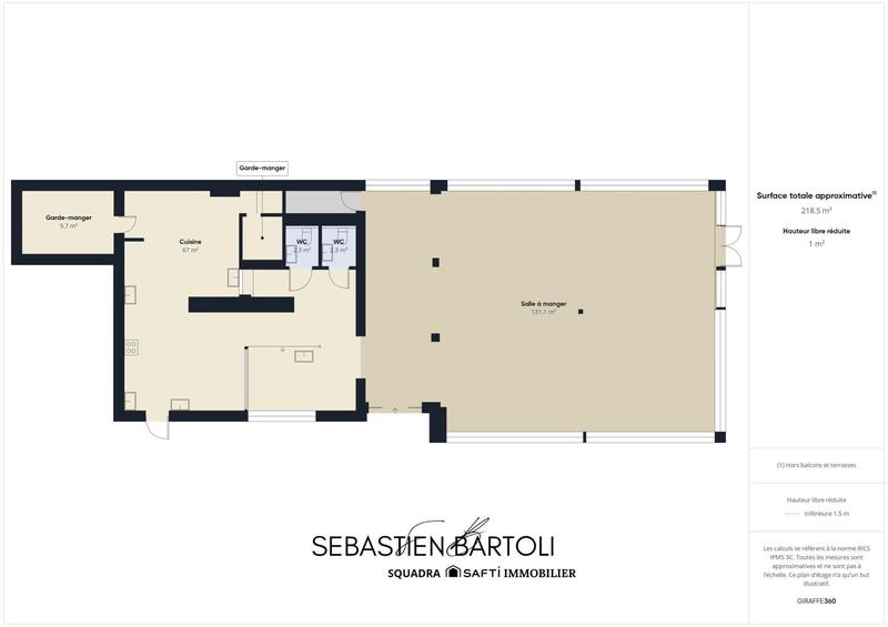 Local commercial - 219 m²