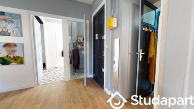 Chambre - 13 m² - 1 pièce