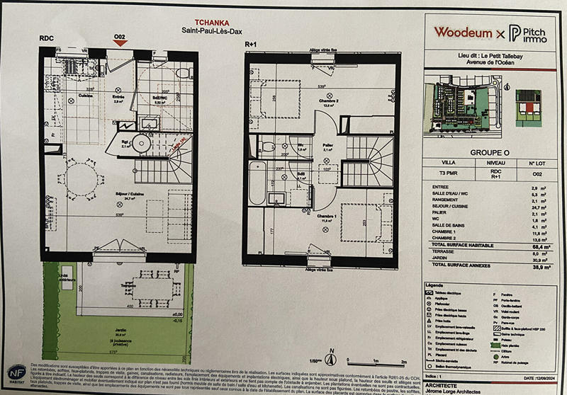 Maison - 68 m² - 3 pièces