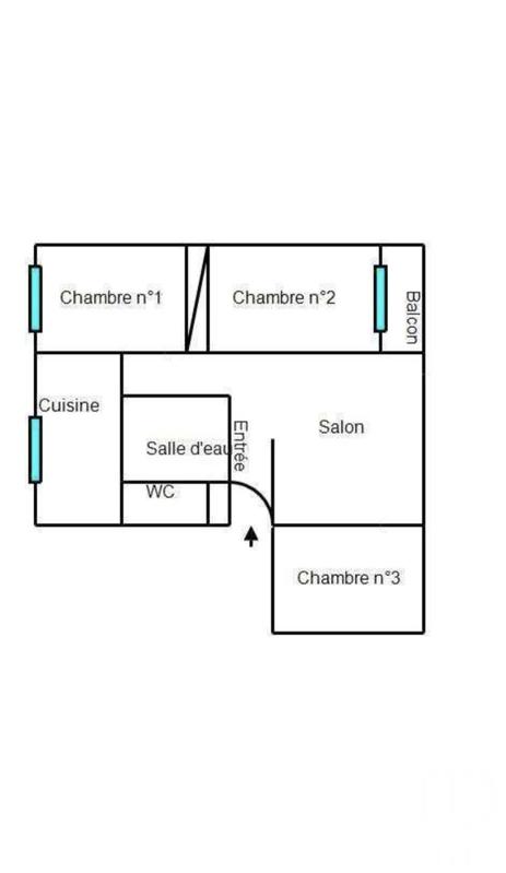 Appartement - 70 m² - 4 pièces