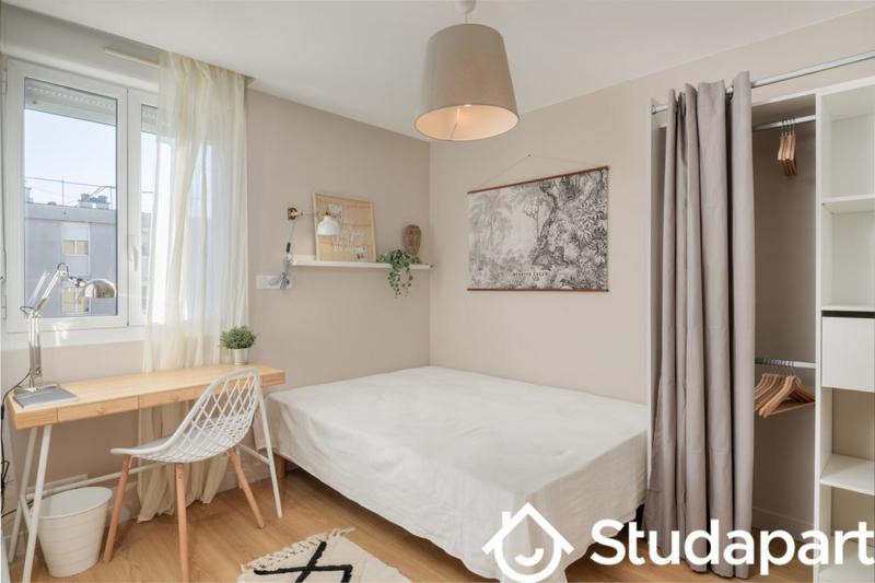 Chambre - 9 m² - 1 pièce