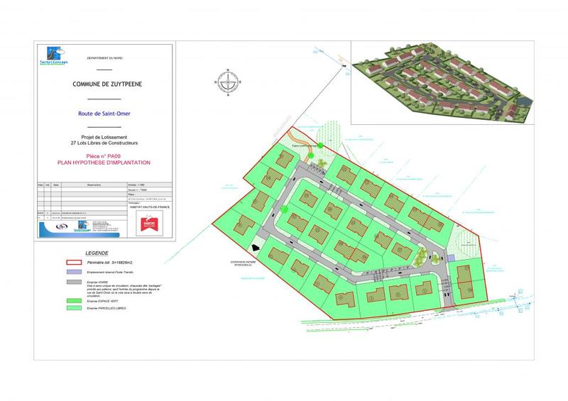 Terrain de lotissements - 502 m²