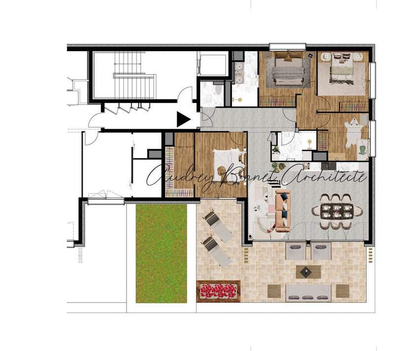 Appartement - 117 m² - 5 pièces