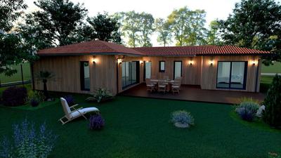 Terrain constructible - 1 200 m²