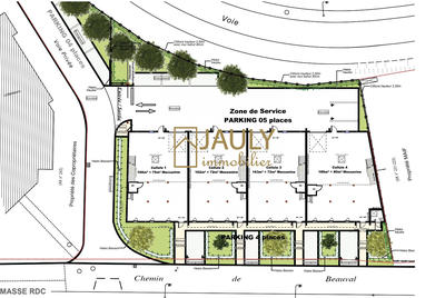 Terrain commercial - 2 101 m²