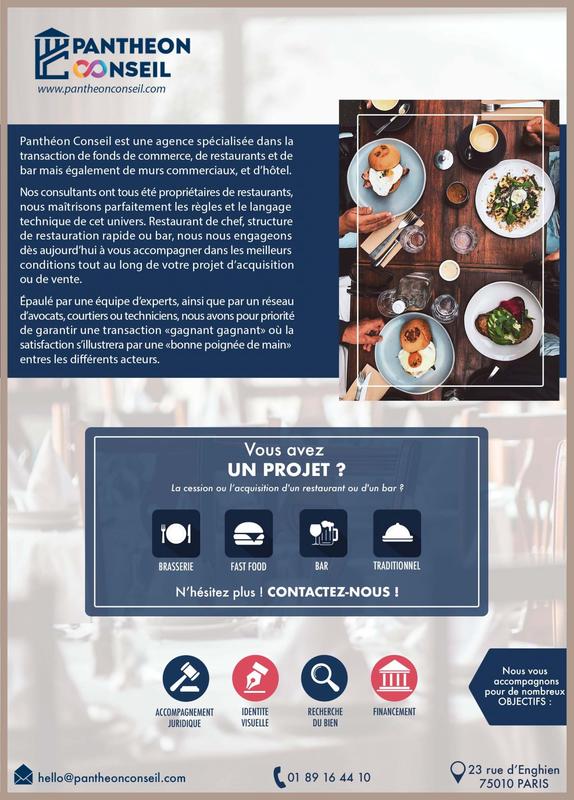 Fonds de commerce - Hôtellerie / Restauration - 30 m²