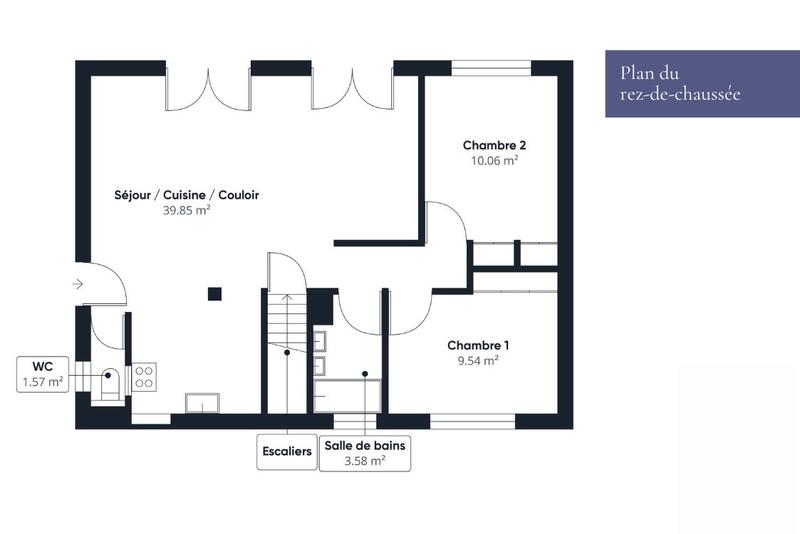 Maison - 130 m² - 5 pièces