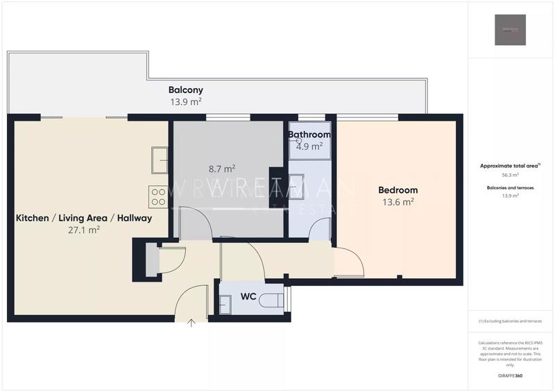 Appartement - 54 m² - 3 pièces