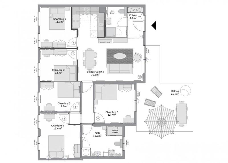 Appartement - 108 m²