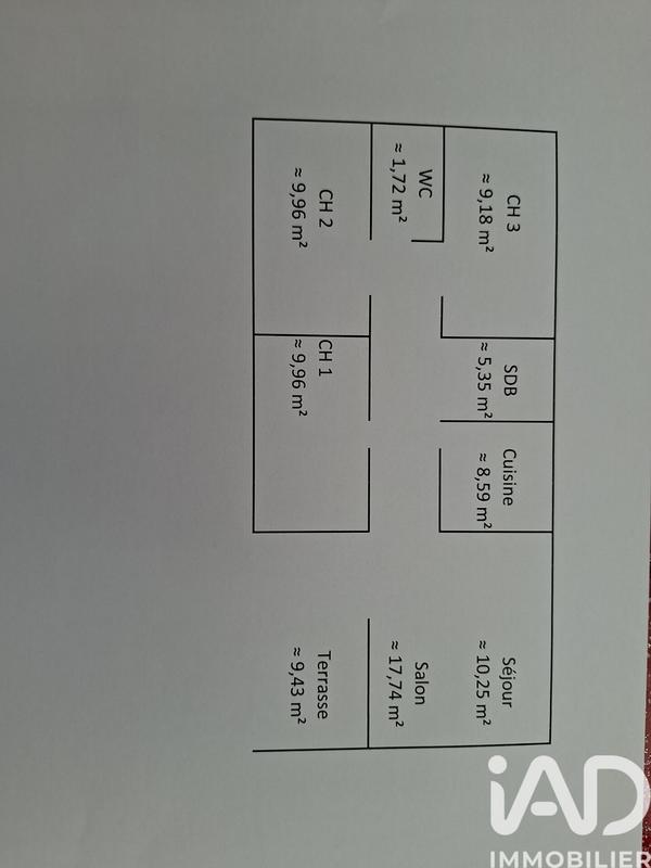 Maison - 76 m² - 4 pièces