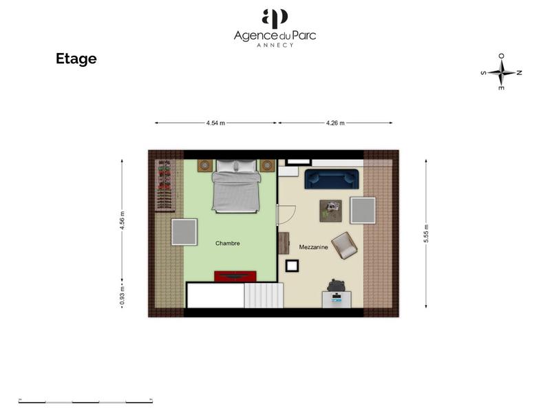 Duplex - 86 m² - 4 pièces