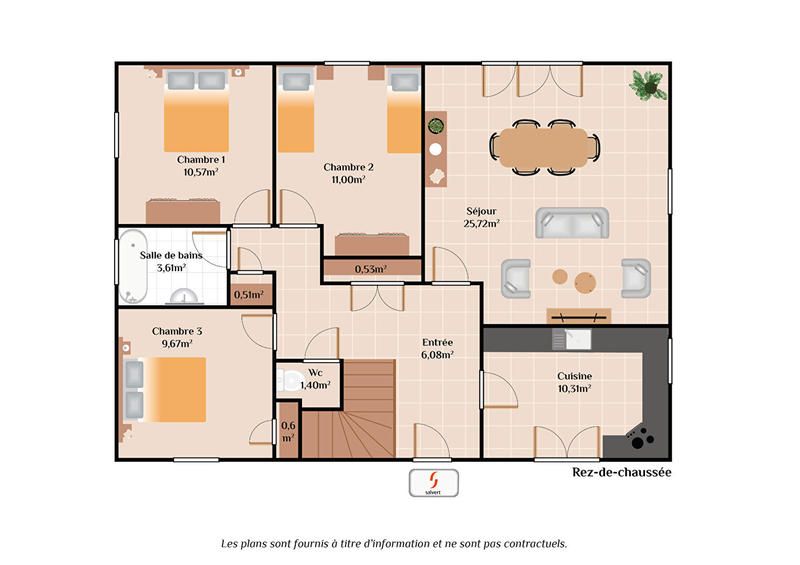 Maison - 136 m² - 5 pièces