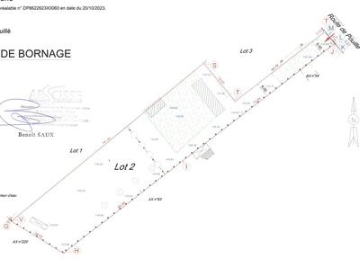 Terrain constructible - 2 552 m²