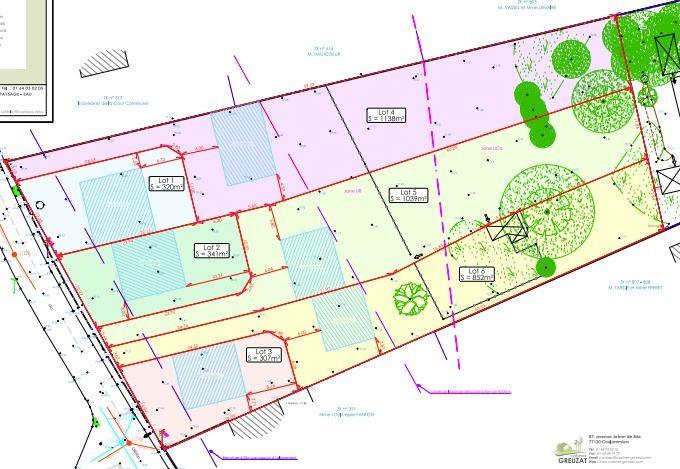 Terrain constructible - 1 039 m²