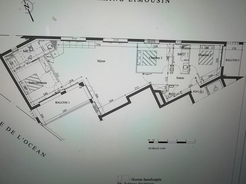 Appartement - 97 m² - 4 pièces