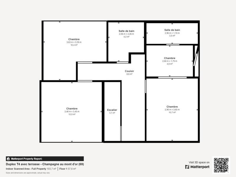 Appartement - 97 m² - 4 pièces
