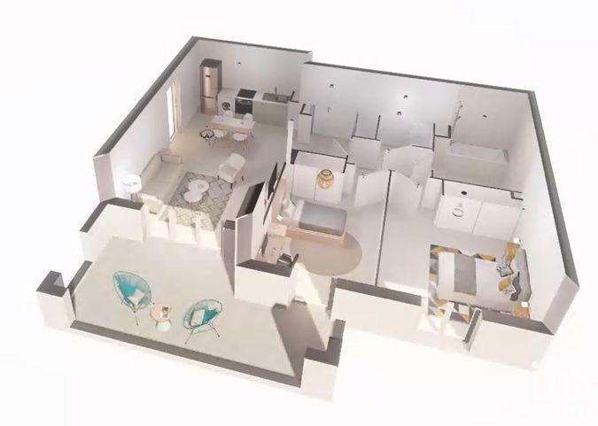 Appartement - 63 m² - 3 pièces