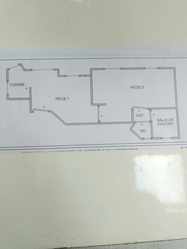 Appartement - 46 m² - 2 pièces