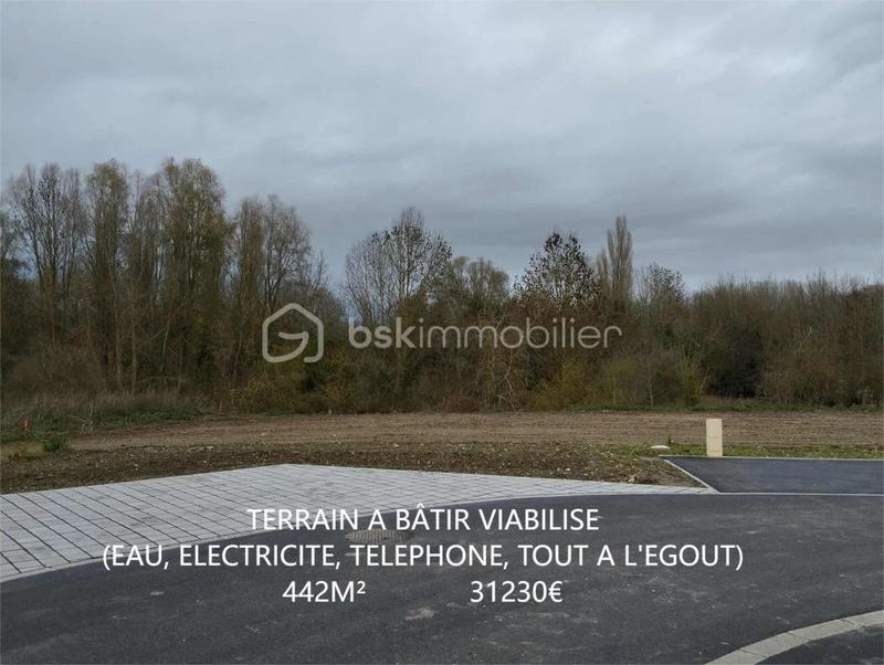 Terrain constructible - 445 m²