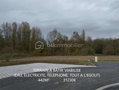 Terrain constructible - 445 m²