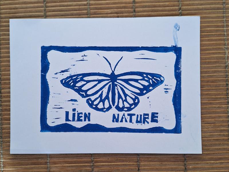 Atelier Linogravure à Terres d'Oiseaux