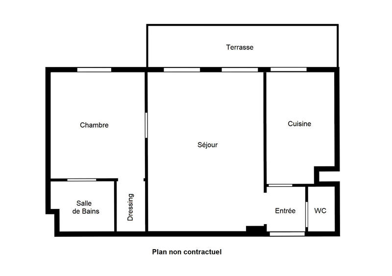 Appartement - 43 m² - 2 pièces
