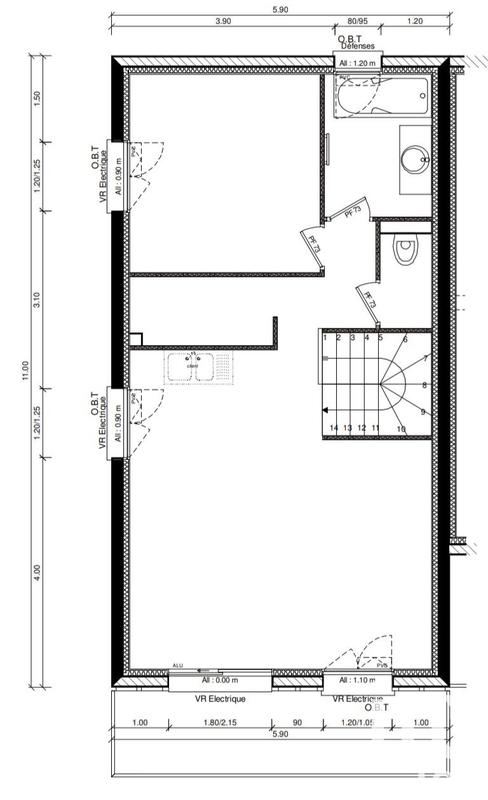 Appartement - 77 m² - 4 pièces
