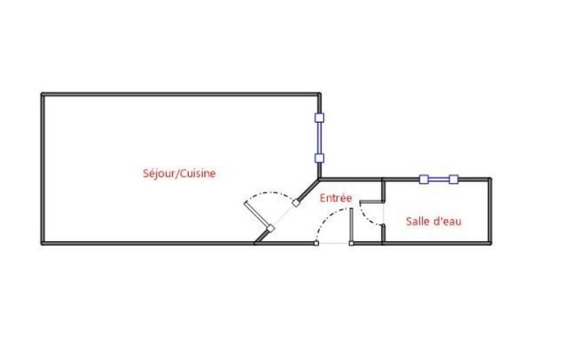 Appartement - 12 m² - 1 pièce