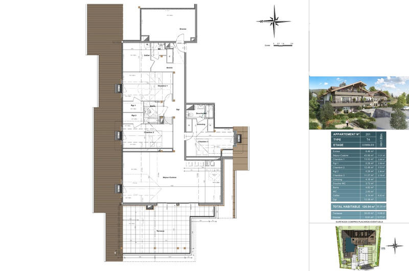 Appartement - 151 m² - 4 pièces