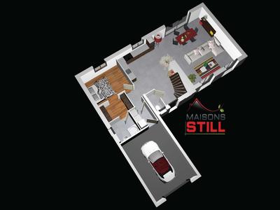 Maison - 121 m² - 4 pièces