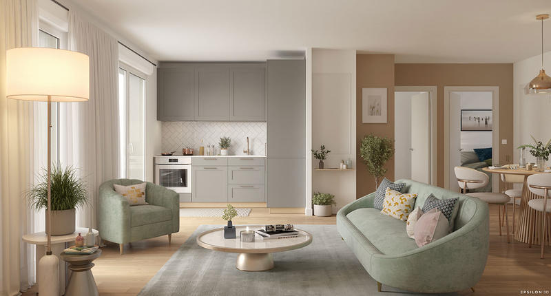 Appartement - 41 à 88 m² - 2 à 4 pièces