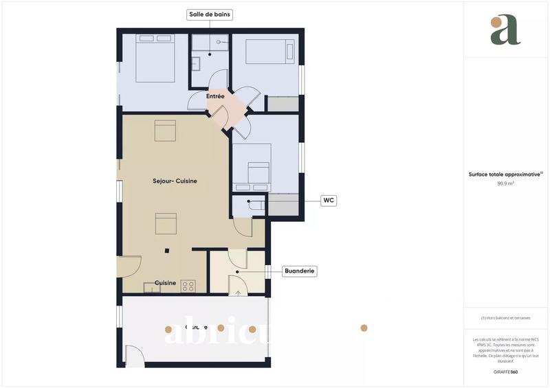 Maison - 73 m² - 4 pièces